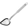 Rosle Durable Multifunctional Slotted Serving Spoon Silicone Lined Stainless Steel With Round Handle