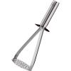 Rösle Kartoffelstampfer, Hochwertiger Stampfer für Kartoffeln und Knollen-Gemüse, Edelstahl 18/10, hochglänzend / matt, Spülmaschinengeeignet,Silver,12780(Potato Masher)