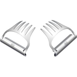 RÖSLE Pull Pork Forks for Carving Cooked Meat, 18/10 Stainless Steel, Dishwasher Safe(Stainless Steel Pulled Pork Forks)