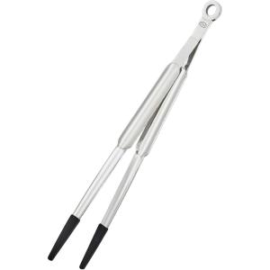 Rosle 12986 Stainless Steel Fine Tipped with Silicone Needle-Nose Pliers Cooking Tongs(12.6 inches)