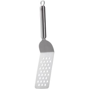 Rosle Stainless Steel Perforated Angled Spatula, 12.6-inch