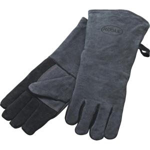 Rösle 16-inch Leather Barbeque Grilling Gloves(Leather)
