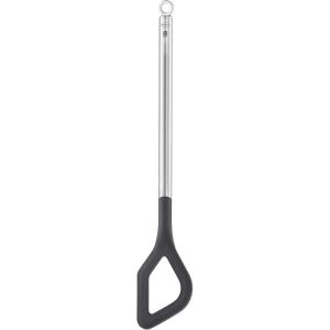 Rösle Basics Line Slotted Turner Spatula with 13.5 in. Stainless Steel Handle(Sauce Spoon)