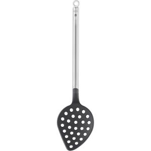 Rösle Basics Line Slotted Turner Spatula with 13.5 in. Stainless Steel Handle(Skimmer Spoon)