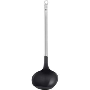 Rösle Basics Line Slotted Turner Spatula with 13.5 in. Stainless Steel Handle(Soup Ladle)