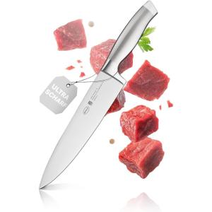 Rösle Basics Line Stainless Steel Serrated Universal Kitchen Knife, 5-inch Blande(Chef’s Knife)