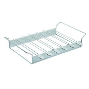 Rösle Stainless Steel 20-inch Kabob Rack With Skewers