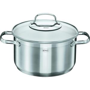 Rösle Stainless Steel Elegance Collection, 11″ Frying Pan, Stainless(Stainless)