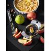 Rosle Stainless Steel Round-Handle Peeler, 7.3-inch(Left-Handed Swivel Peeler)