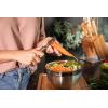 Rosle Stainless Steel Round-Handle Peeler, 7.3-inch(Left-Handed Swivel Peeler)