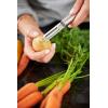 Rosle Stainless Steel Round-Handle Peeler, 7.3-inch(Standard Peeler)
