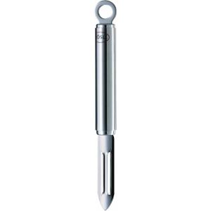 Rosle Stainless Steel Round-Handle Peeler, 7.3-inch(Standard Peeler)