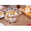 Rosle Deep Mixing Bowl, Stainless Steel, 8 cm, 3.2″ diameter (.21-quart)(3 Piece (1.7qt  3.3qt  5.7qt))