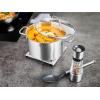 Spice Mill- SS/clear acrylic- Inverted- 5 grind levels