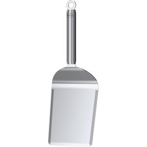 RÖSLE plancha Wide Spatula BBQ Spatula with Rounded Corners for Turning Meat and Vegetables, 18/10 Stainless Steel, Dishwasher Safe(Wide Plancha Spatula)